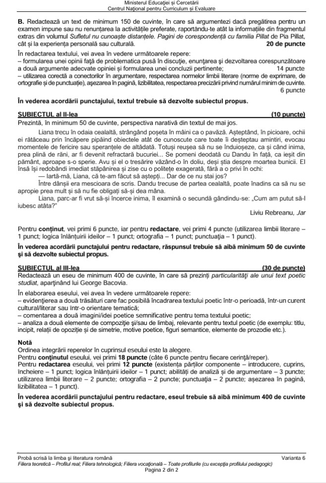 Subiect real, pagina 2