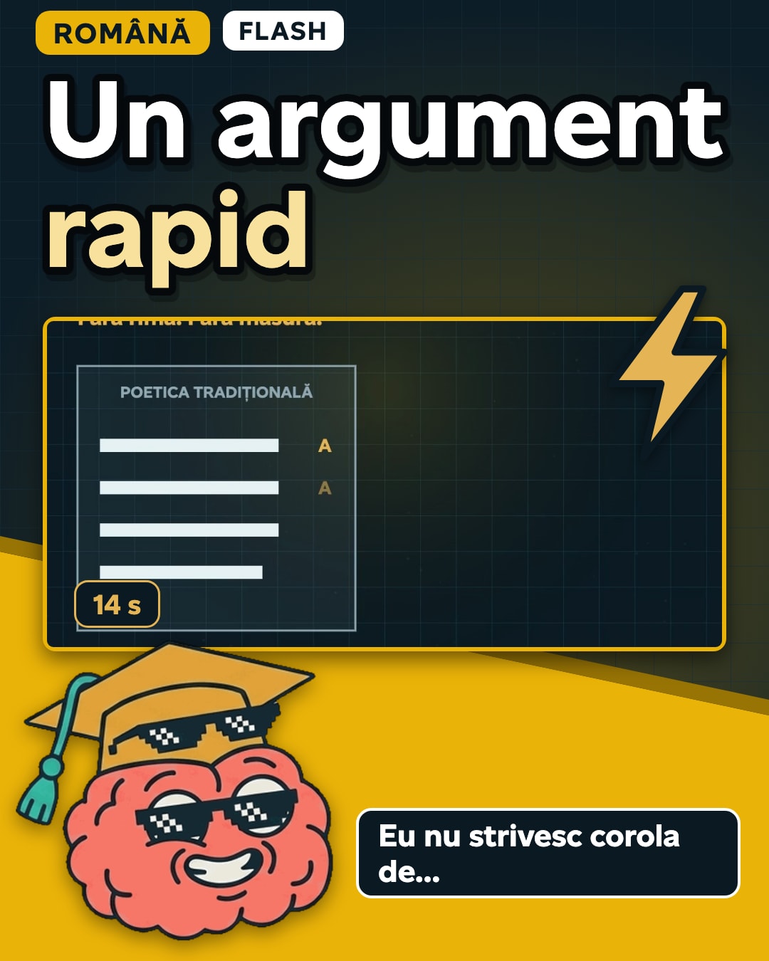 Miniatura clipului: Fără rimă, fără măsură fixă: un argument rapid pentru modernismul lui Blaga.