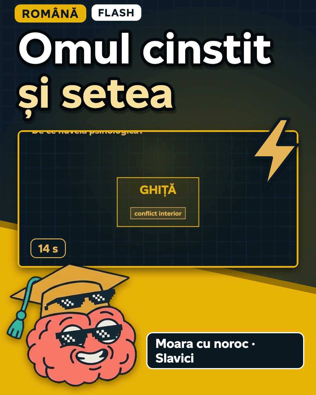 Miniatura clipului: De ce e Moara cu noroc o nuvelă psihologică? Răspunsul are un nume: Ghiță.