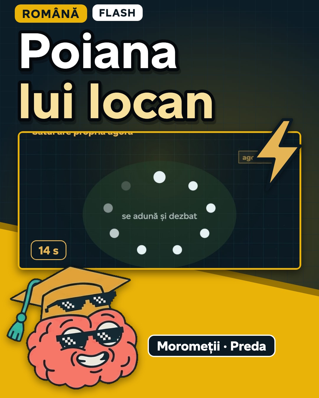 Miniatura clipului: Satul din Moromeții are propria agora: poiana lui Iocan.