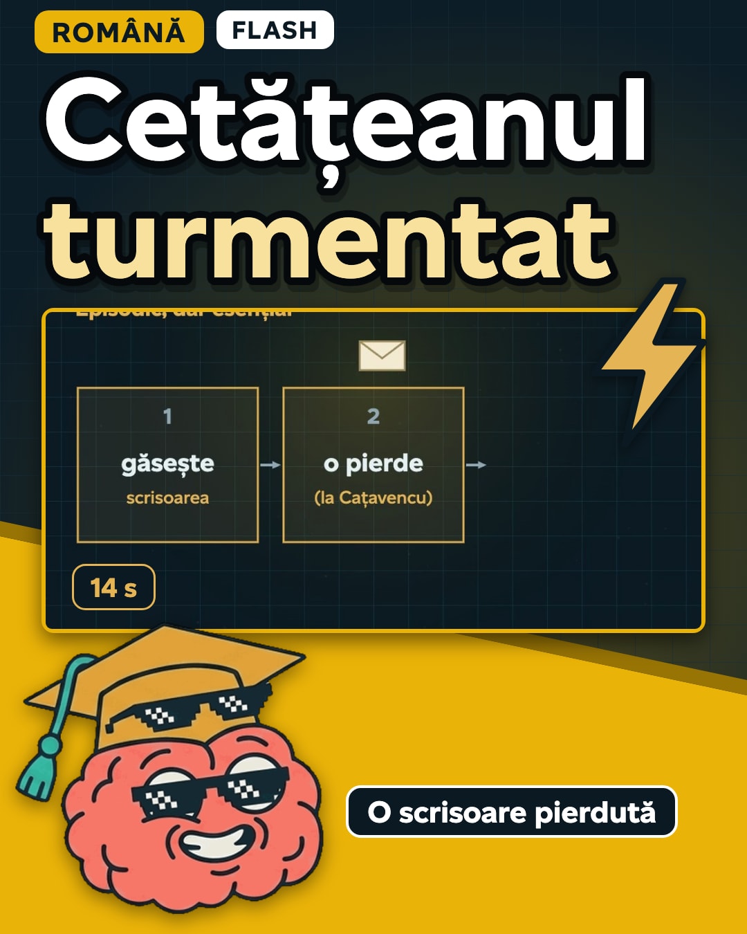 Miniatura clipului: Apare puțin, dar fără el comedia nu s-ar încheia: cetățeanul turmentat.