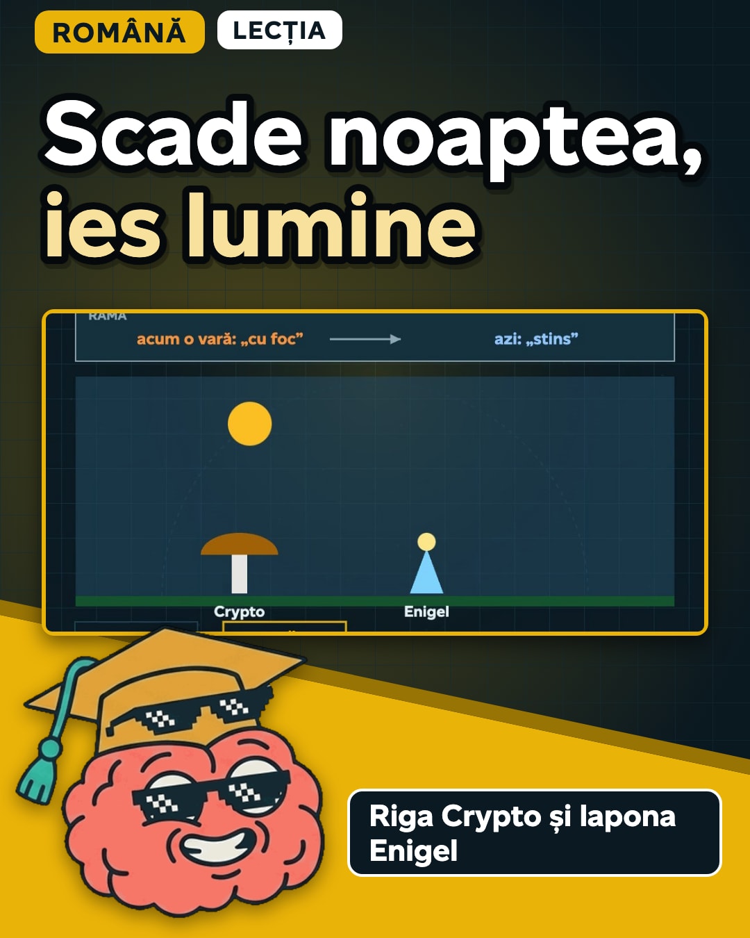 Miniatura clipului: „Scade noaptea, ies lumine”, „Zorile încep să joace”, soarele „Svârlit în sus, ca un inel”: povestea lui Crypto durează o noapte și o dimineață.